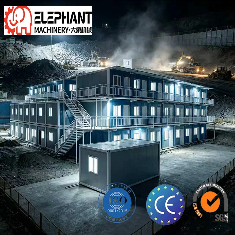 DX Detachable Container House Modular Office Building Hotel School Worker Camp Accommodation Prefab