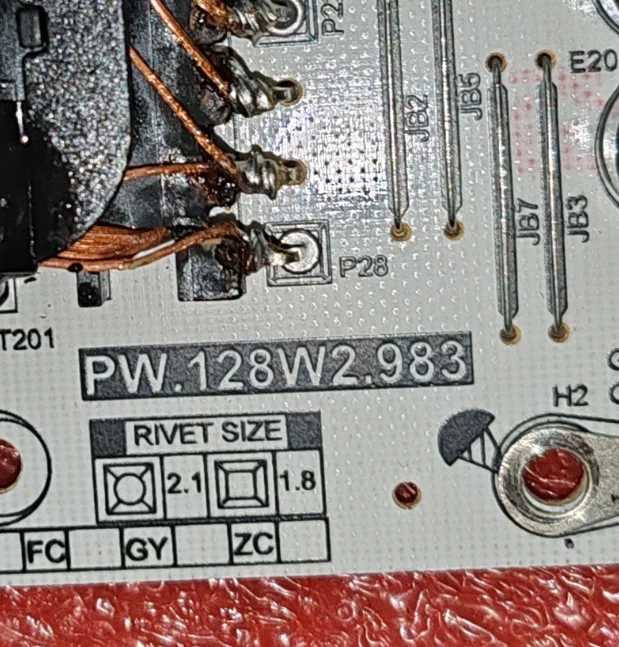PW.128W2.983 81T-D490100028061 LED TV POWE Physical photos,  WORKING GOOD