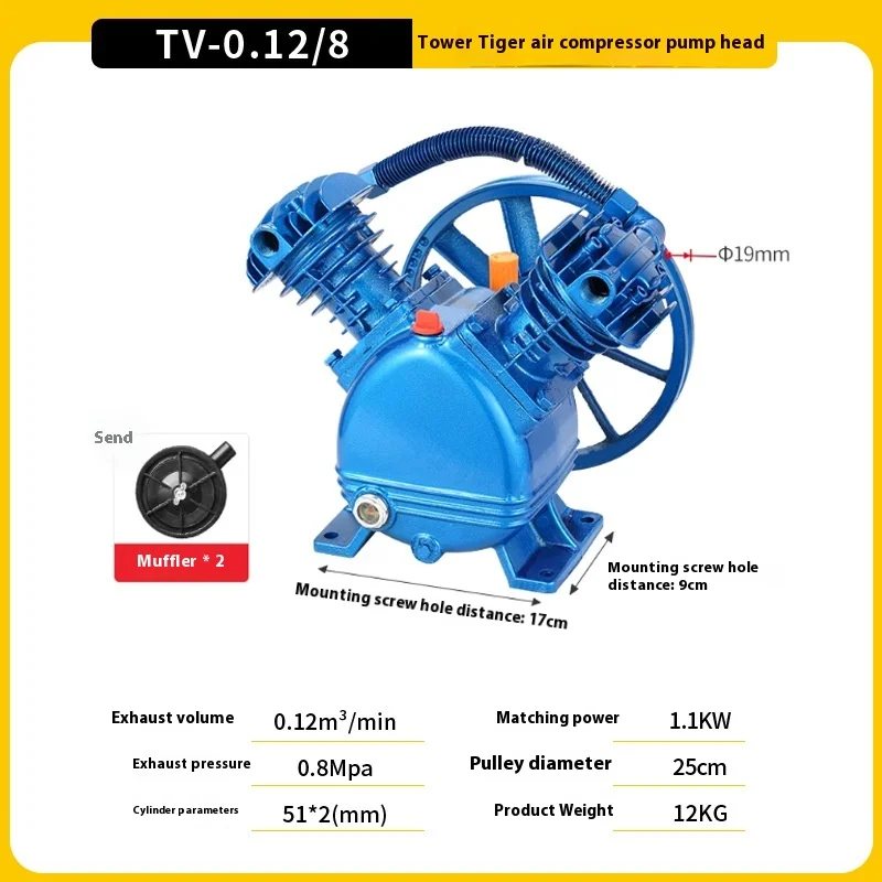 Gruppo compressore d'aria a pistone ad alta pressione Fiak 380V 11KW Potenza Nuova condizione Metodo di raffreddamento ad aria Testa della pompa dell'aria