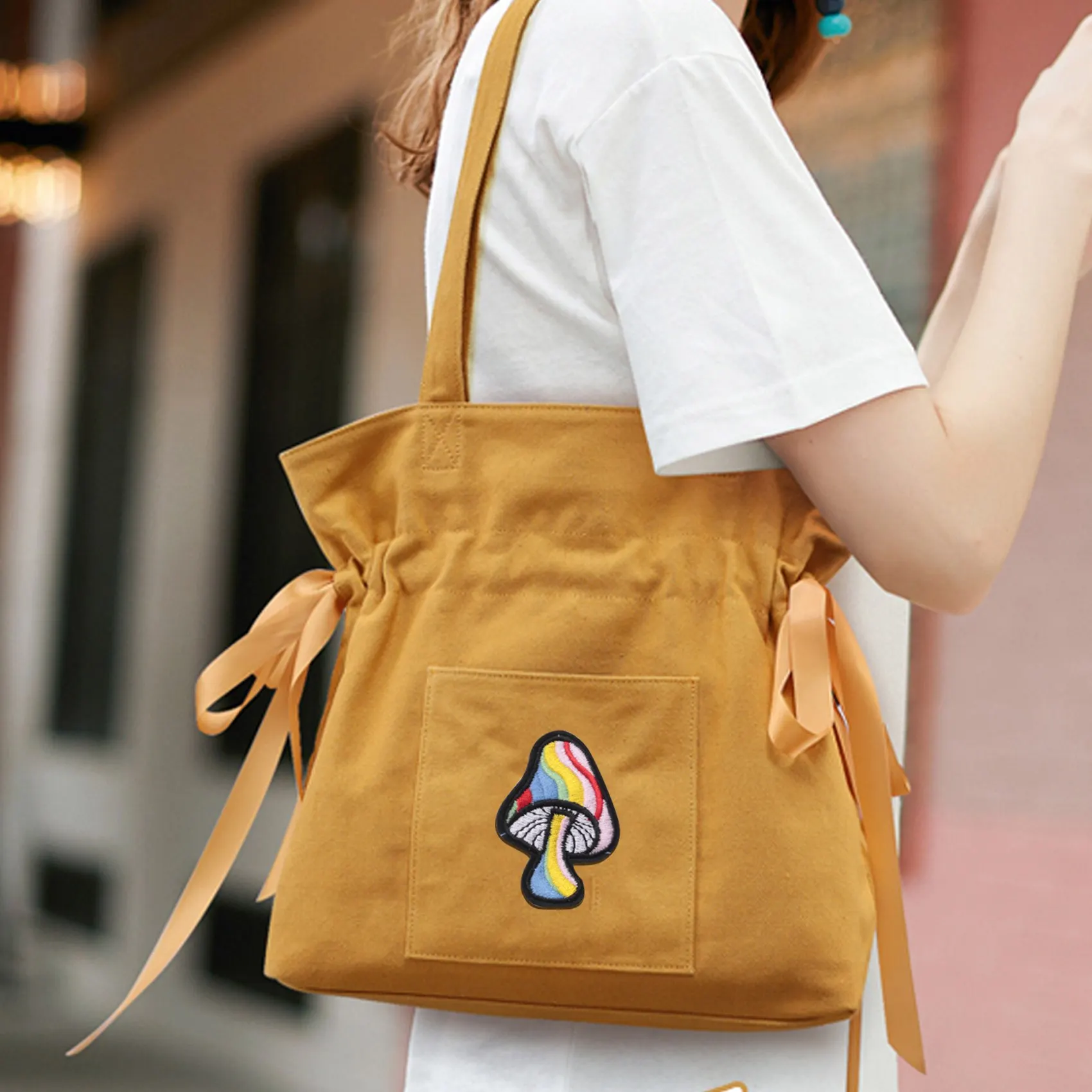 MALL 12 Uds parches de setas para planchar para ropa, pantalones, zapatos, cortina, parche bordado de setas DIY, decoración artesanal de costura