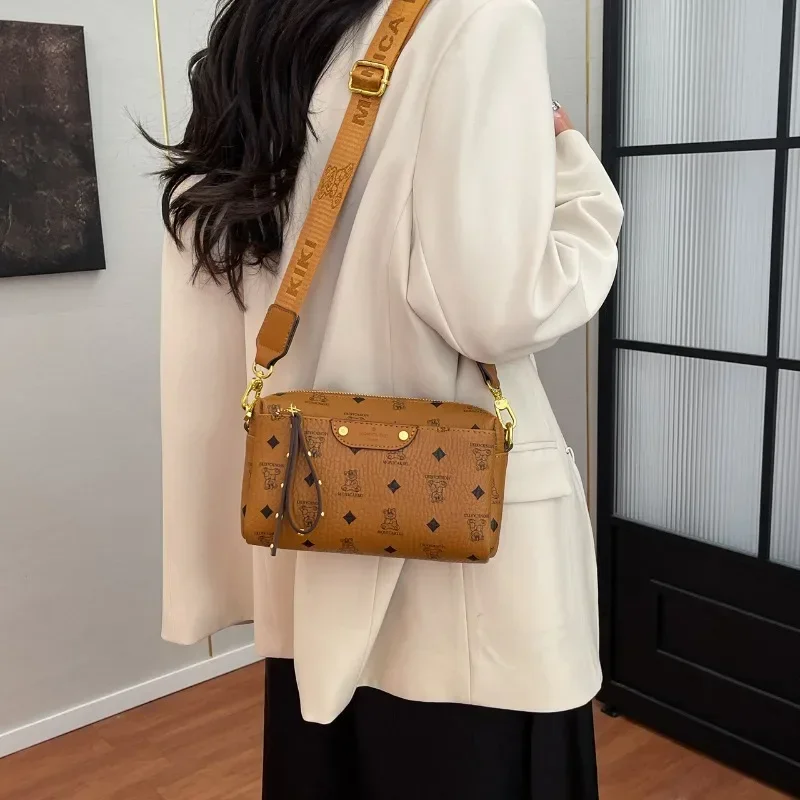 

Premium Women's Shoulder Bag Luxury Leather Crossbody Handbag Designer Tote Purse Elegant Ladies Classic Messenger Bag