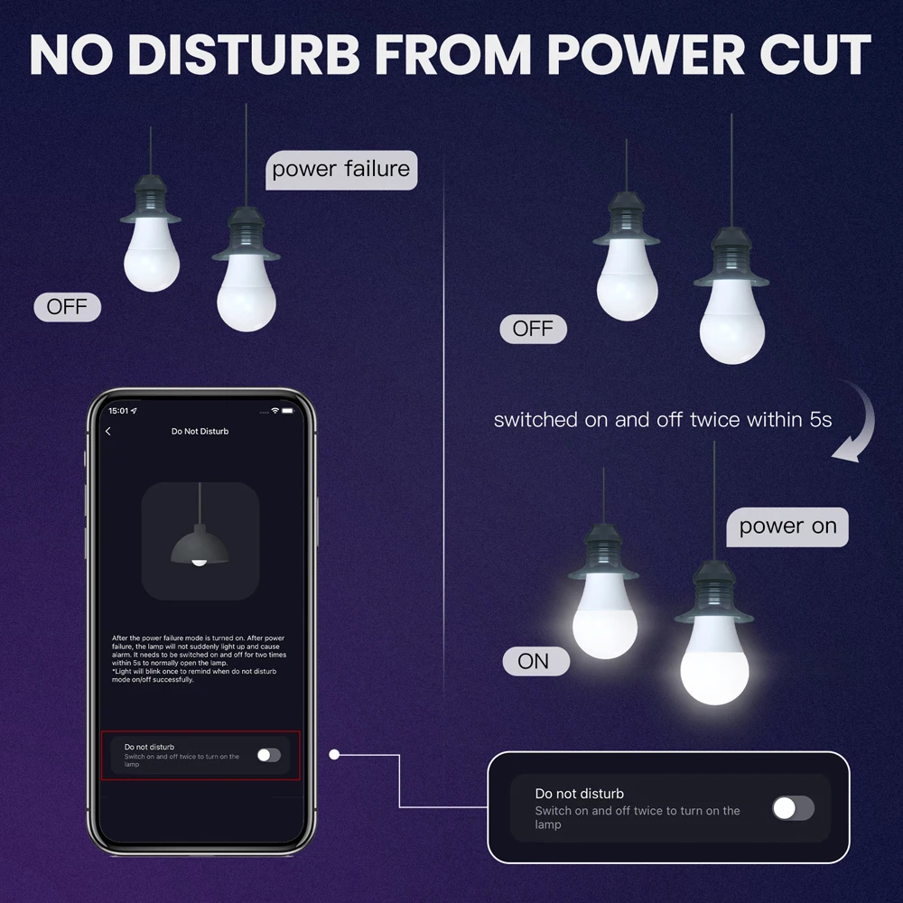 Lampadina Bluetooth Tuya lampada LED intelligente lampadina E27 luminosità regolabile colore compatibile con Alexa Google Home Assistant