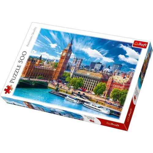 Trefl Puzzle Sunny Day In London 500 Piece Jigsaw Puzzle