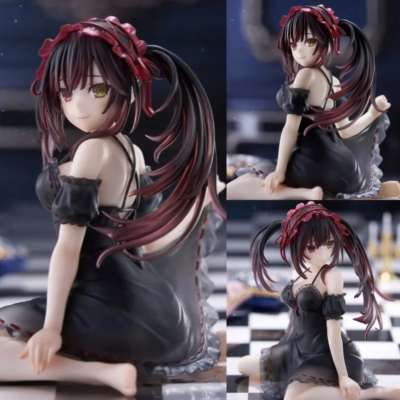 

Anime Action Figures TAiTO Desktop Cute DATE ALIVE IV Tokisaki Kurumi Pajamas Ver. PVC 12cm Model Figurine Collection Toy Gifts