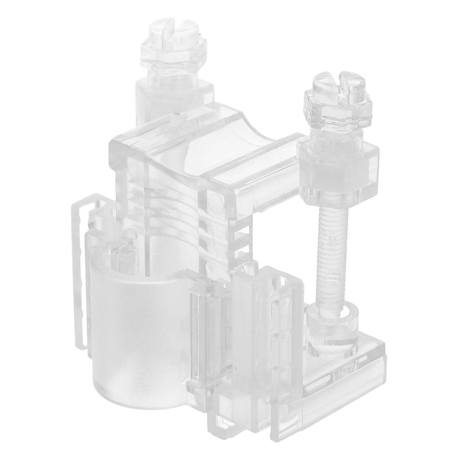 

Aquarium Pipe Clamp Hose Fixator Abs Pipe Holder Sturdy Accessory Easy Installation Water Hose Fixator Air Pump Accessories Fish