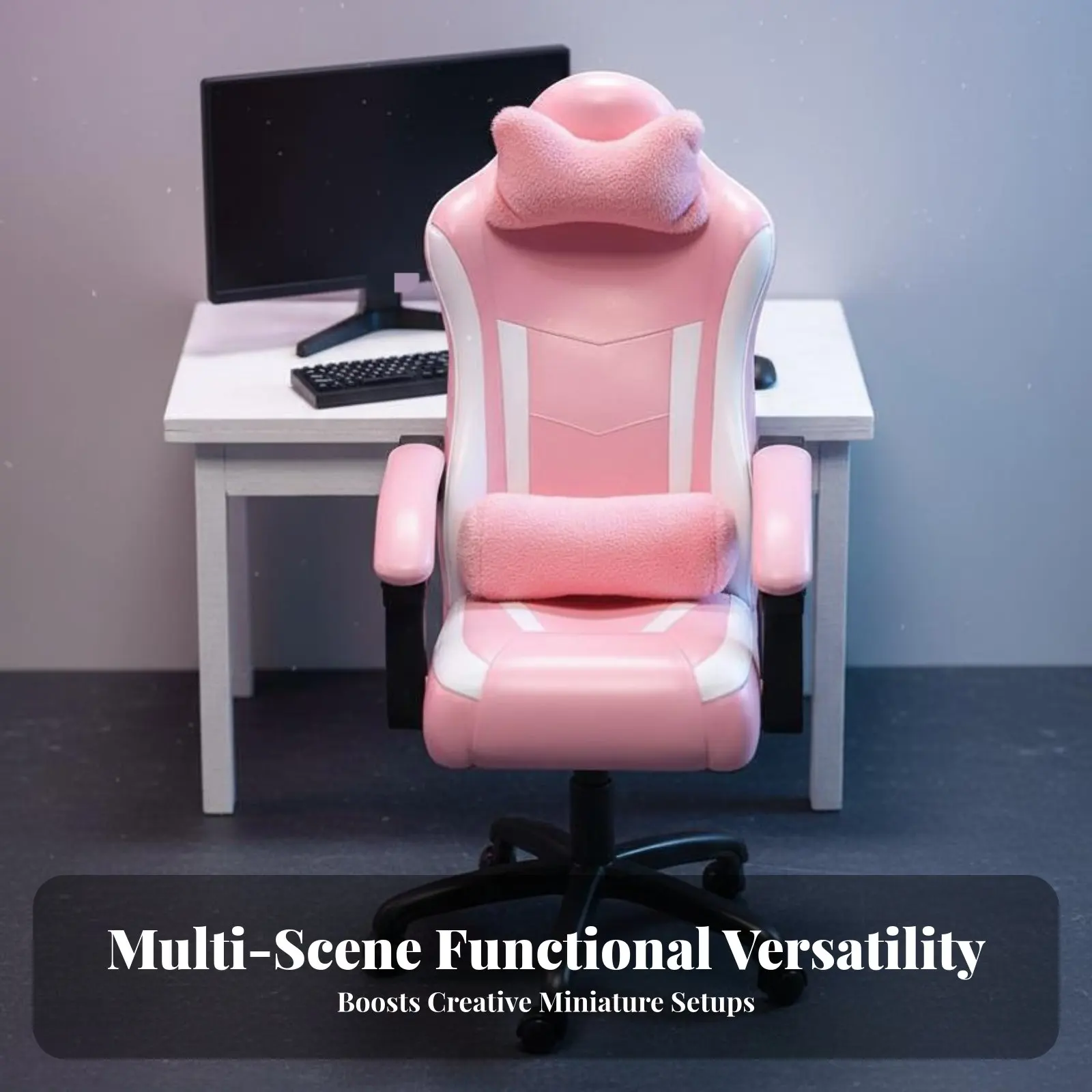 

Миниатюрное игровое кресло в масштабе 1/6: реалистичный дизайн, универсальная модель для коллекционеров, украшение для офиса