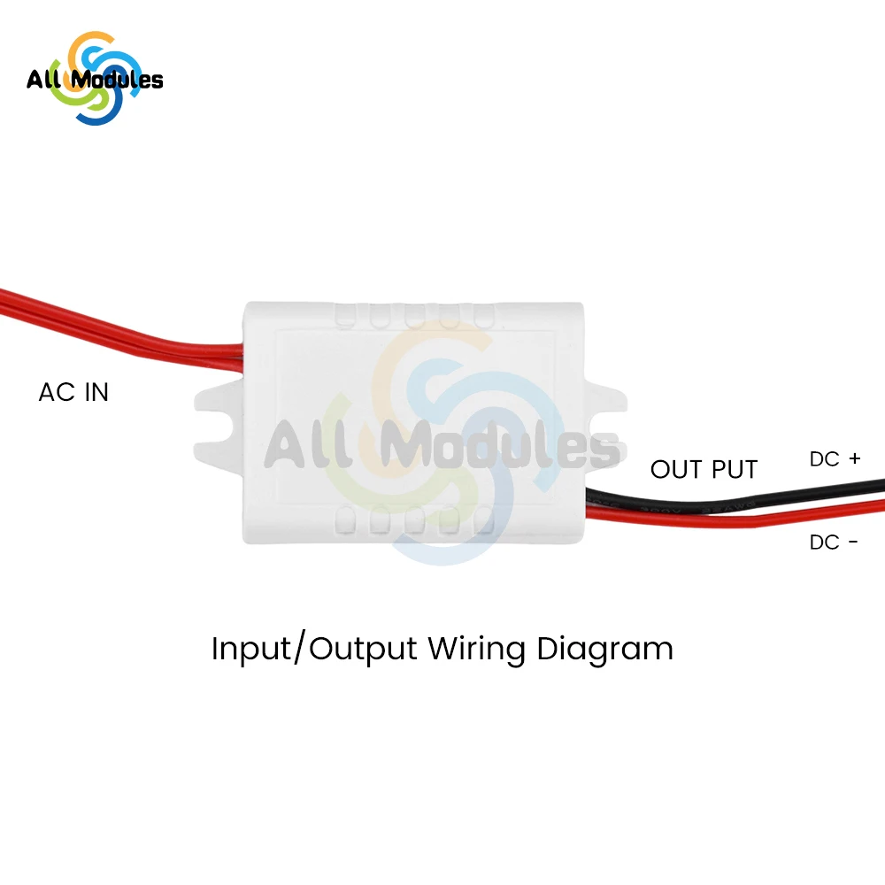 Single Output 3W Mini Switching Power Supply Module AC100-264V to DC3.3V5V12V24V Security and Surveillance LED Power Plate