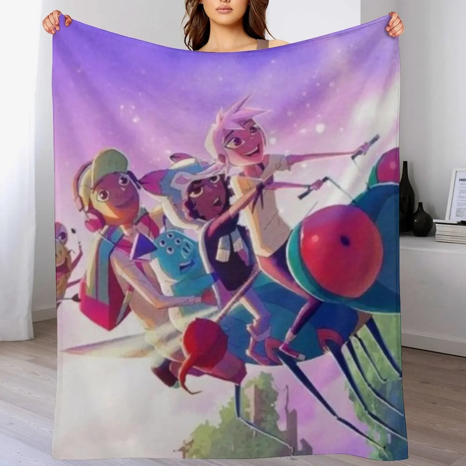 

Kipo and the age of the Wonderbeasts Throw Blanket Soft Baby Quilt Moving Blankets