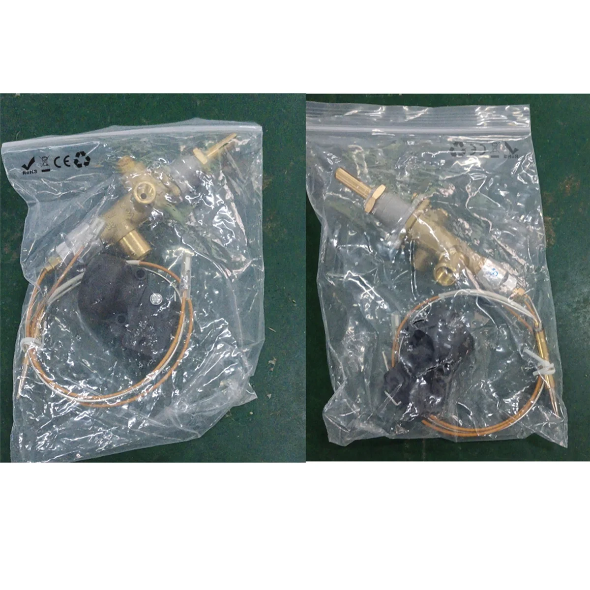 N88R Gas Patio Heater Control Valve Thermocouple Sensor Dump Switch Knob Propane Lpg Fire Pit Control Safety Pilot Port Set