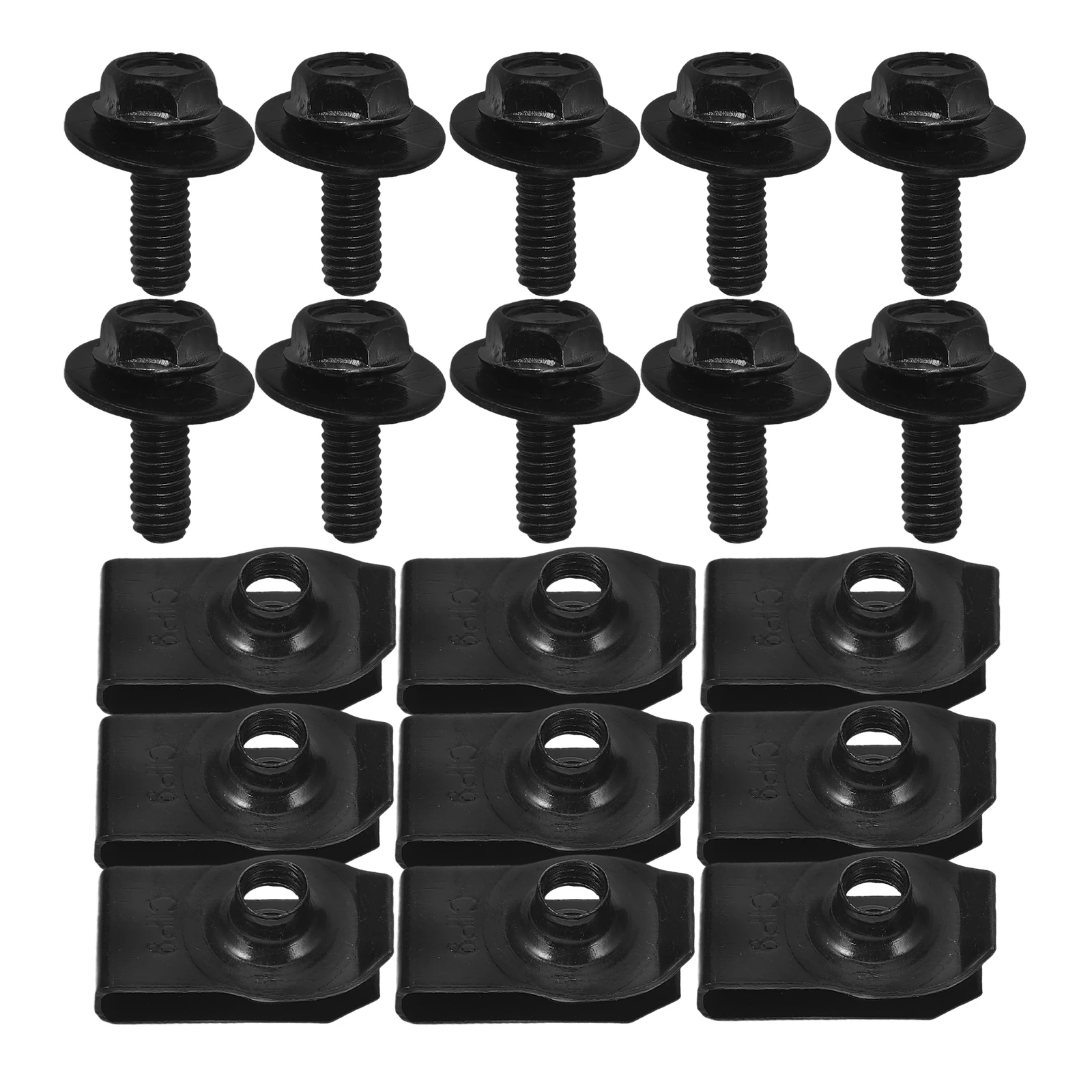 

20pcs Car Panel Clips Metal Bumper Clips Hardware Fasteners Kit Body Fixing Accessories Durable Secure Fastening Easy