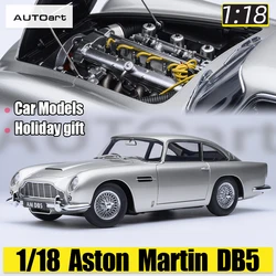Aston Martin DB5 (Birch silver) 70287 Autoart 1/18 ABS door full open sports car model static decoration collection