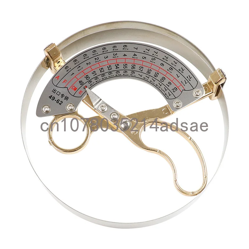 

Hat Circumference Tool Adult Children Stainless Steel Measuring Cap Ruler Inner Diameter Head Circumference Ruler 49-62cm