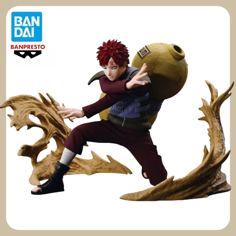 

100% Bandai Official Original Banpresto Naruto：Shippūden VIBRATION STARS PLUS Gaara Action Figures Anime Statue Model In Stock