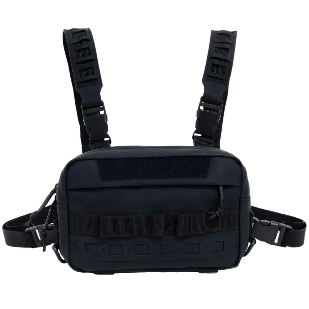 

Adjustable Running Vest Backpacks Waterproof Lightweight Sports Chest Pack Large Capacity Nylon Camping Bum Bags Phone Storage