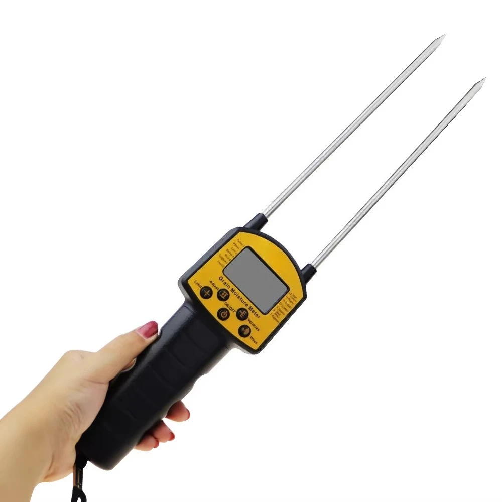 جهاز استشعار ذكي رقمي AR991 للذرة والقمح وفاصوليا الأرز والفول السوداني ومقياس الرطوبة الاحترافي ومقياس رطوبة الحبوب