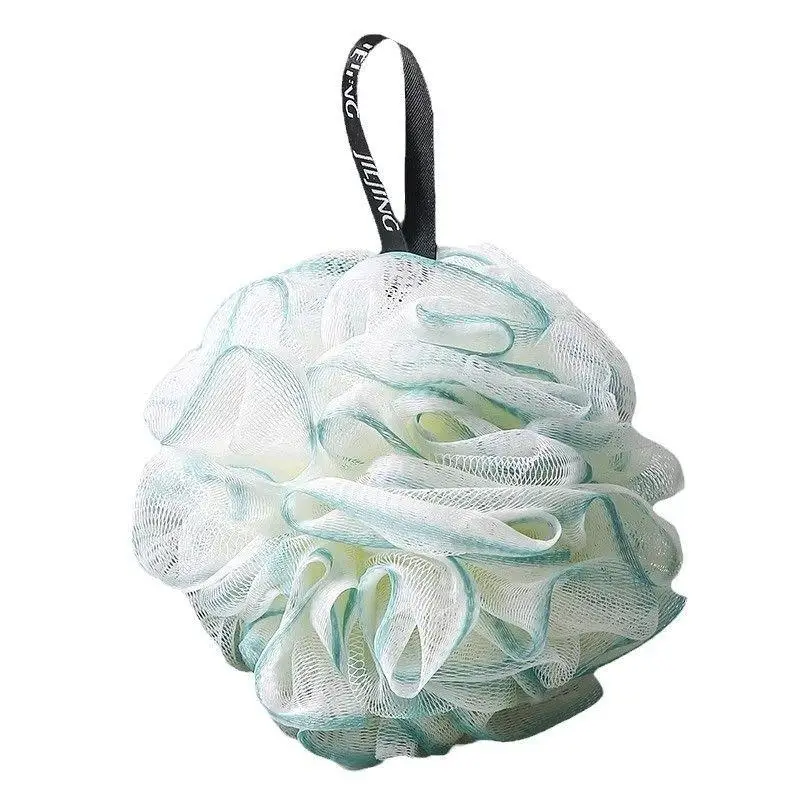 

1 Pack Bath Ball with Hanging Ring, Soft Mesh Bath Sponge for Body Cleaning, Lightweight Shower Accessories for Daily Showering