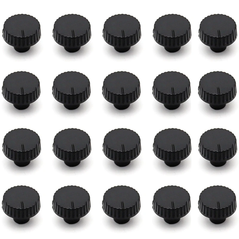 20PCS บางลูกบิดหมวก Potentiometer KNOB Volume Power Amplifier ปรับหมวก