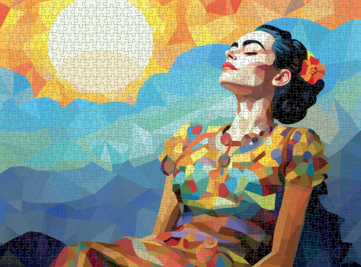 Pittura creativa 1000/500/300 pezzi Puzzle Gioco di attività familiare impegnativo per sala da gioco Camera da letto Soggiorno Regalo per feste