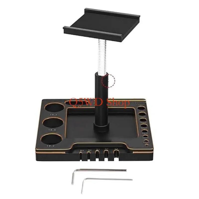 Q5WD Multifunctional Remote Control Car Stand Work Stand Remote Control Repair Stand 360° Rotation