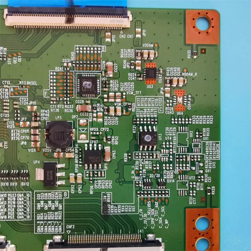 V650HK1-CS6 papan LVDS T-CON Logic Logic Board adalah untuk TH-65LFE8U 6565e3550 EM65FTR