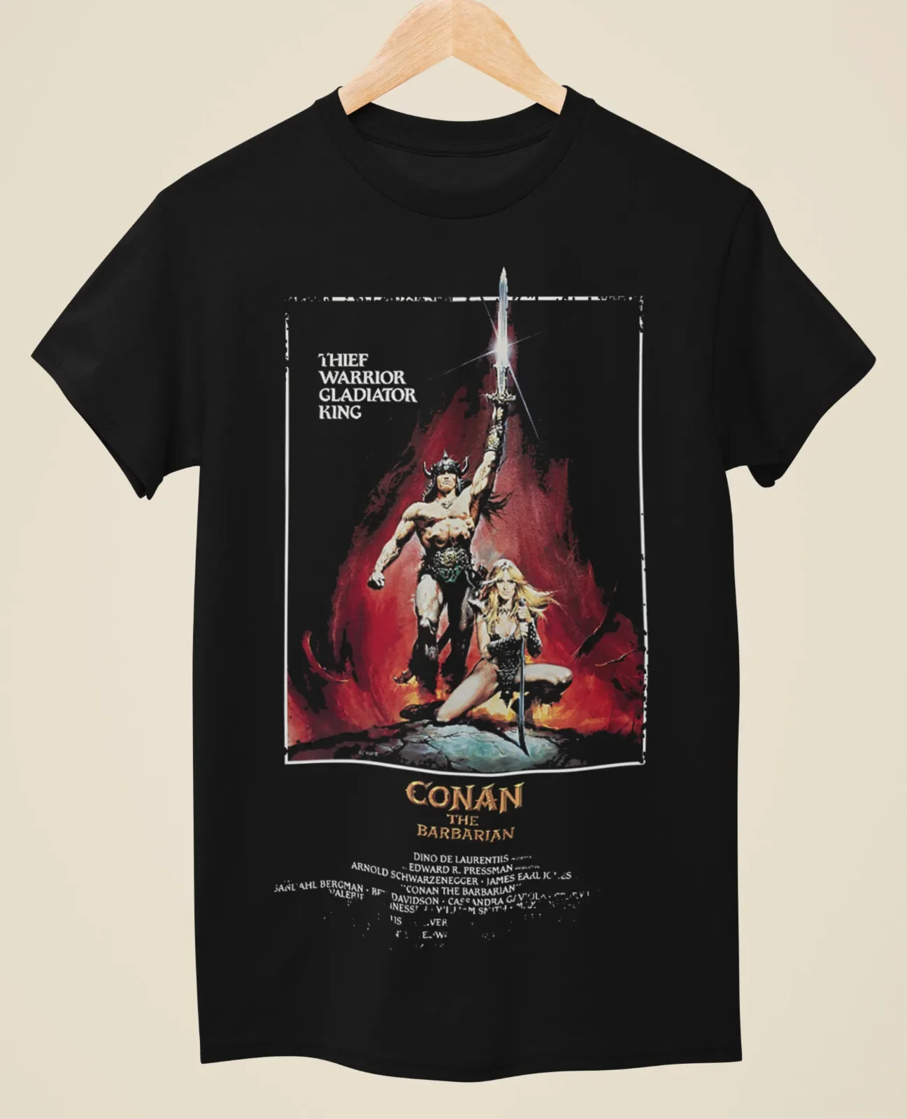 

Conan The Barbarian - Movie Poster Inspired Unisex Black T-Shirt