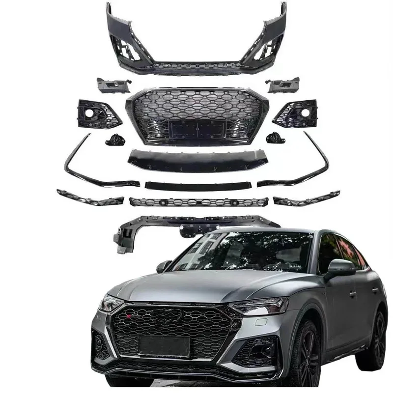 

Factory Front Bumper Q5 2021-2023 Upgrade To RS Q5 With Grille