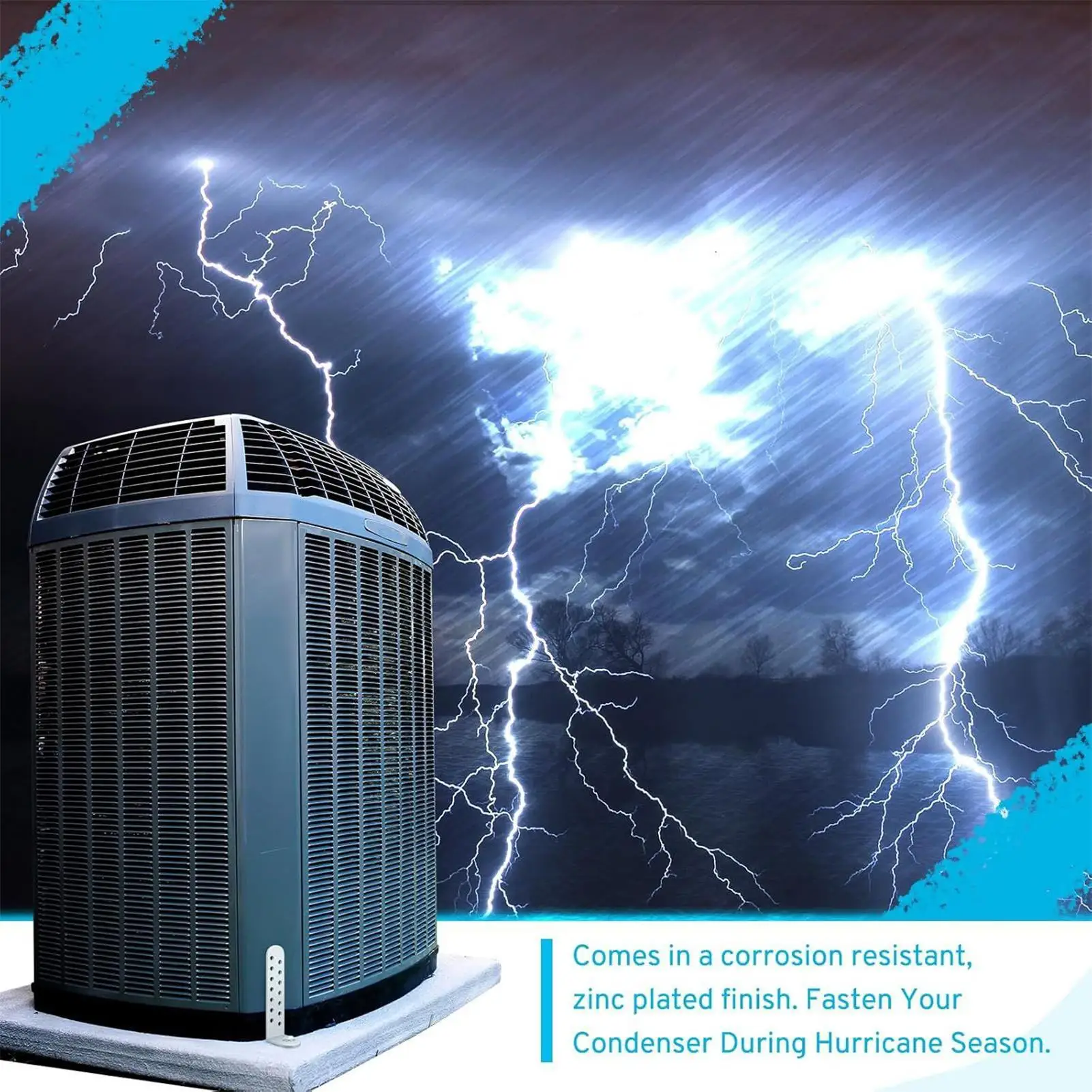 ขายึดคอนเดนเซอร์ 4 ชิ้น สำหรับติดตั้งบนคอนกรีต ขายึดคอนเดนเซอร์แบบหนา สำหรับบ้าน โรงแรม งานก่ออิฐ ภายนอกอาคาร อุตสาหกรรม ธุรกิจ