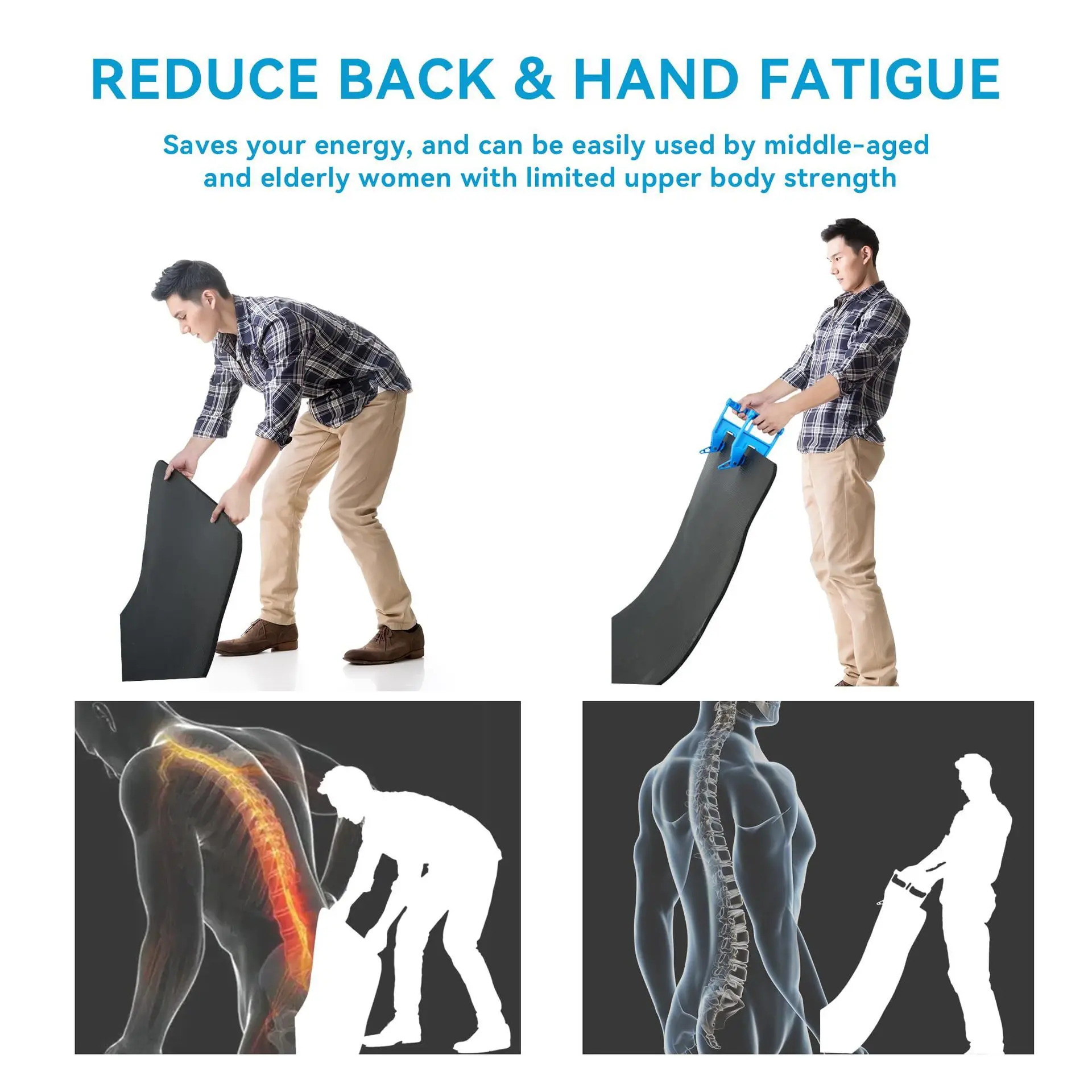 Home daily use personalized creative plastic good object artifact, labor-saving and not dirty hand cushion handling clip