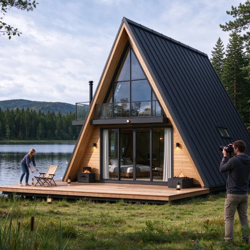 Customized A-Frame Cabin Getaway Guide: Everything You Need To Know about Renting A Triangular Wooden Retreat