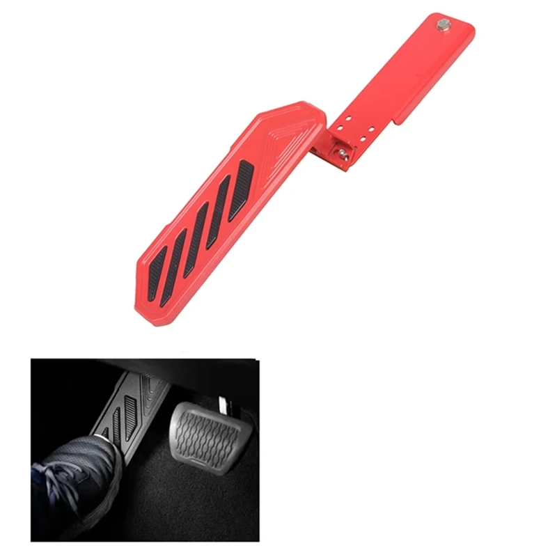 Super Sale Driver Foot Rest Left Side Kick Panel for Jeep Gladiator JT Anti-Slip 2018-2022 for Jeep Wrangler JL JLU 4XE Red