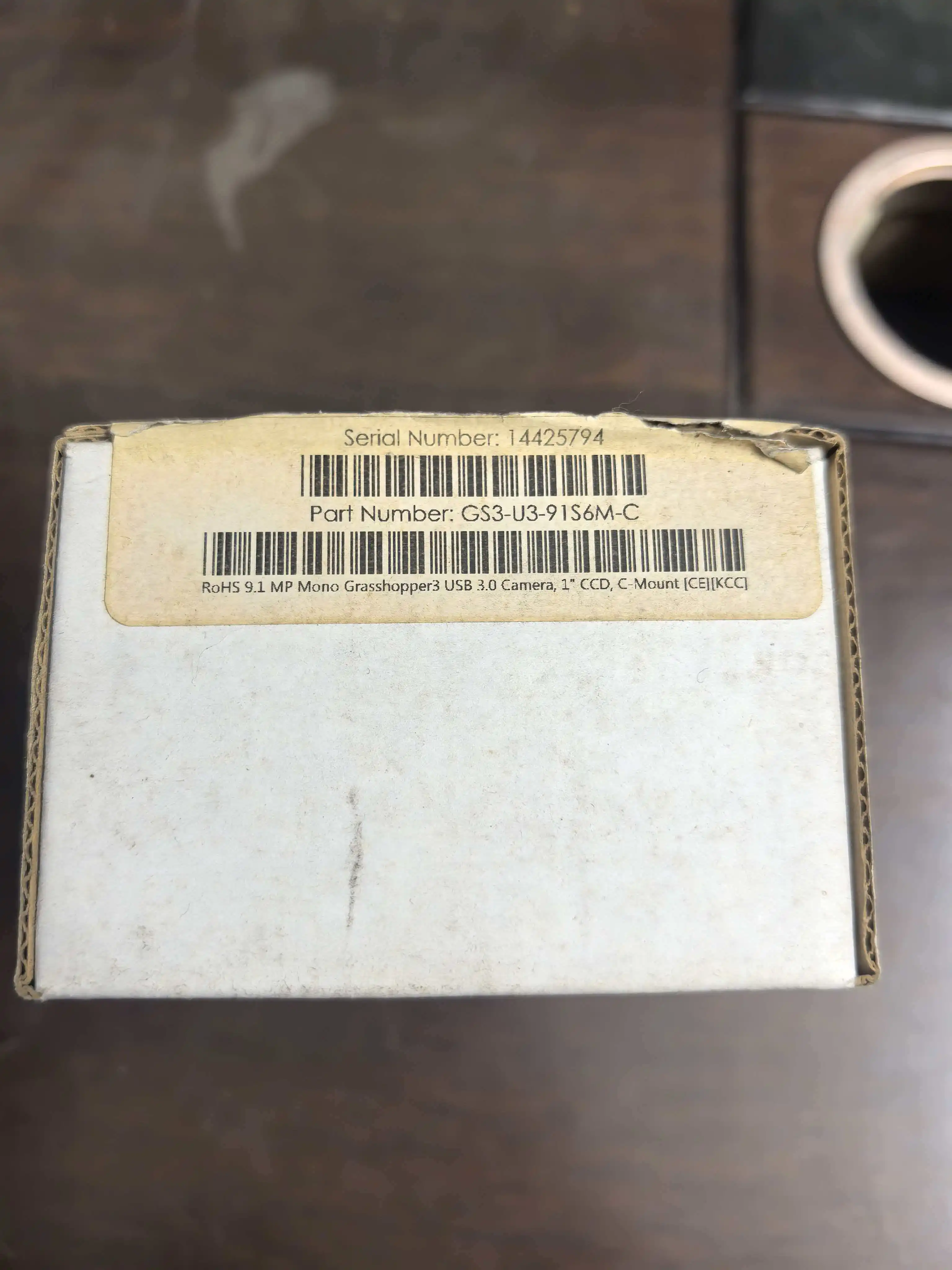 كاميرا Point Gray/FLIR GS3-U3-91S6M-C مقاس 1 بوصة FLIR Grasshopper3 USB 3.0 أحادية اللون #1