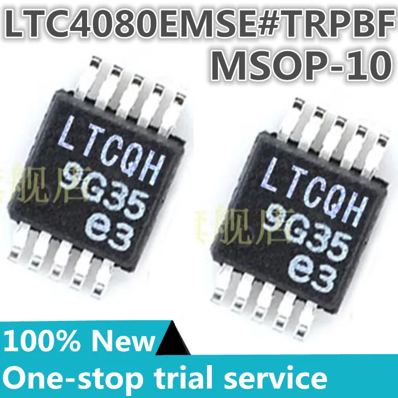 

1-100PCS %New original LTC4080EMSE LTC4080EMSE#TRPBF Silkscreen LTCQH package MSOP-10 battery management IC