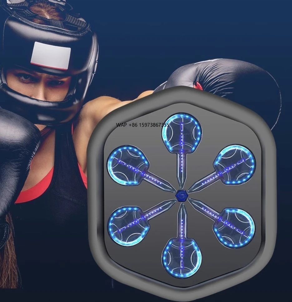 

Puzzle newly upgraded intelligent music boxing machine target pad BT home gym sports wall-mounted boxing training equipment