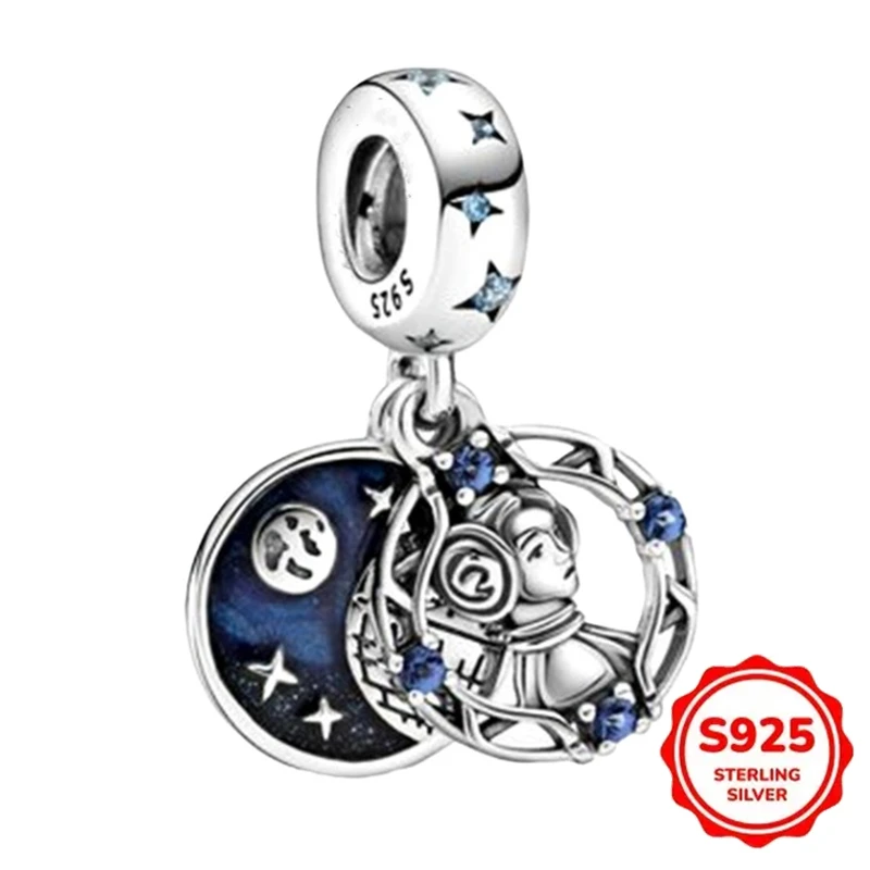 S925 Sterling Silber Star Wars Serie Charms Perlen Mandalorianer Helm Sturmtruppler Droide Anhänger Schlangenarmband DIY Schmuck Geschenk