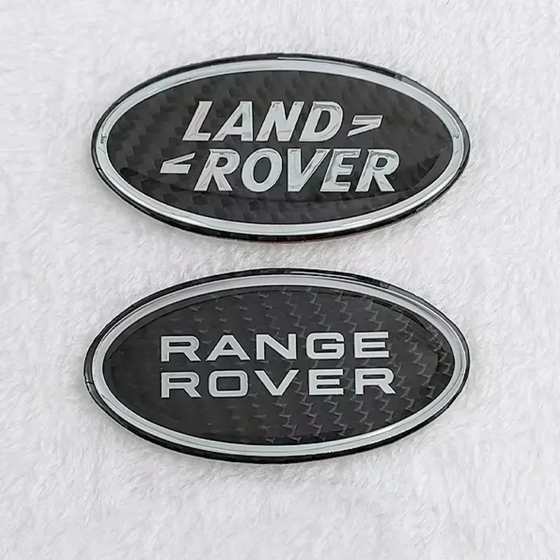 Emblema Decorativo de Fibra de Carbono para la Parte Trasera del Maletero, para Land Rover Range Rover SVR Sport Evoque Velar Freelander