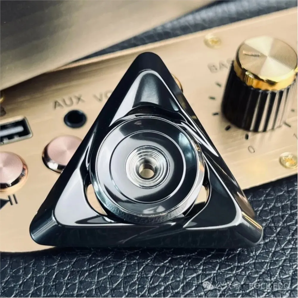 ROCK EDC Ling Guang Fidget Spinner Fidget Spielzeug für Erwachsene Gyro Metall Original Designs Angst Relief Gadgets Fidgeting Spinner