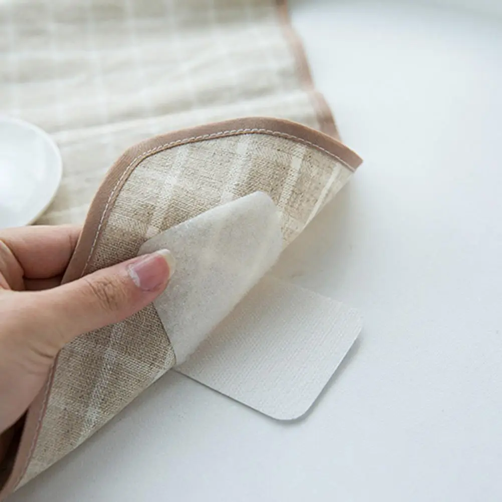 10 Pairs 6/8cm Sofa Cushion Fixers Invisible Seamless Needleless Patch Prevent Slip Sofa Bed Sheet Fastener Stickers For Home