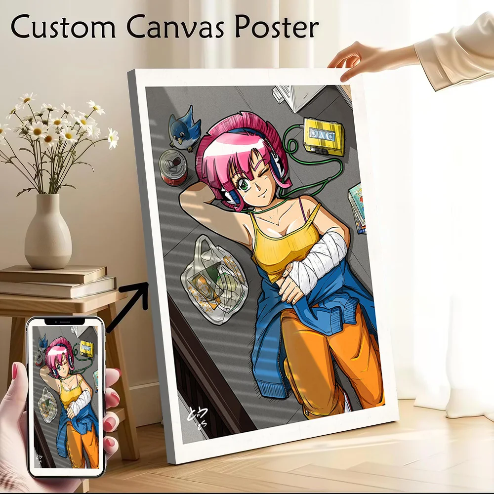 Rooftops Music Canvas Poster Customizable Pictures Wall Art Canvas Painting for Aesthetic Decoration Living Room Wand Deko Home
