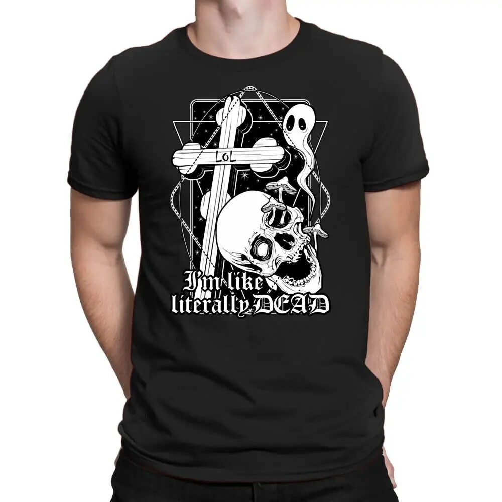 I'm Like Literally Dead Premium T-Shirt Unisex T-shirts Cotton Luxury Brand Vintage Oversized