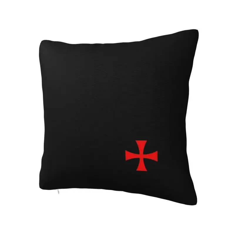 Knights Templar Seal Symbol Throw Pillow Case Decor Home Cross Nordic Cushion Cover Car Pillowcase