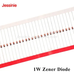 10pcs Original 1W Zener diode DO-41 56V 47V 33V 30V 24V 20V 18V 16V 15V 13V 12V 10V 11V 9.1V 8.2V 7.5V 6.2V 5.6V 4.7V 3.9V 3.3V