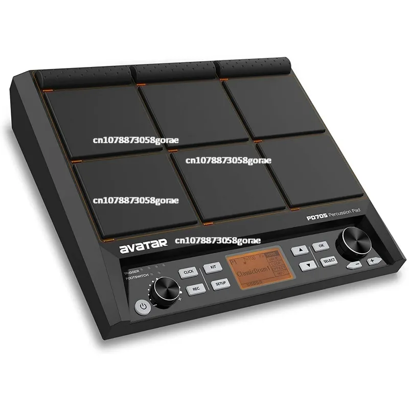 

PD705 Percussion Pad 9-Sample Pad All-in-one Multipad Tabletop Electric Drum Set