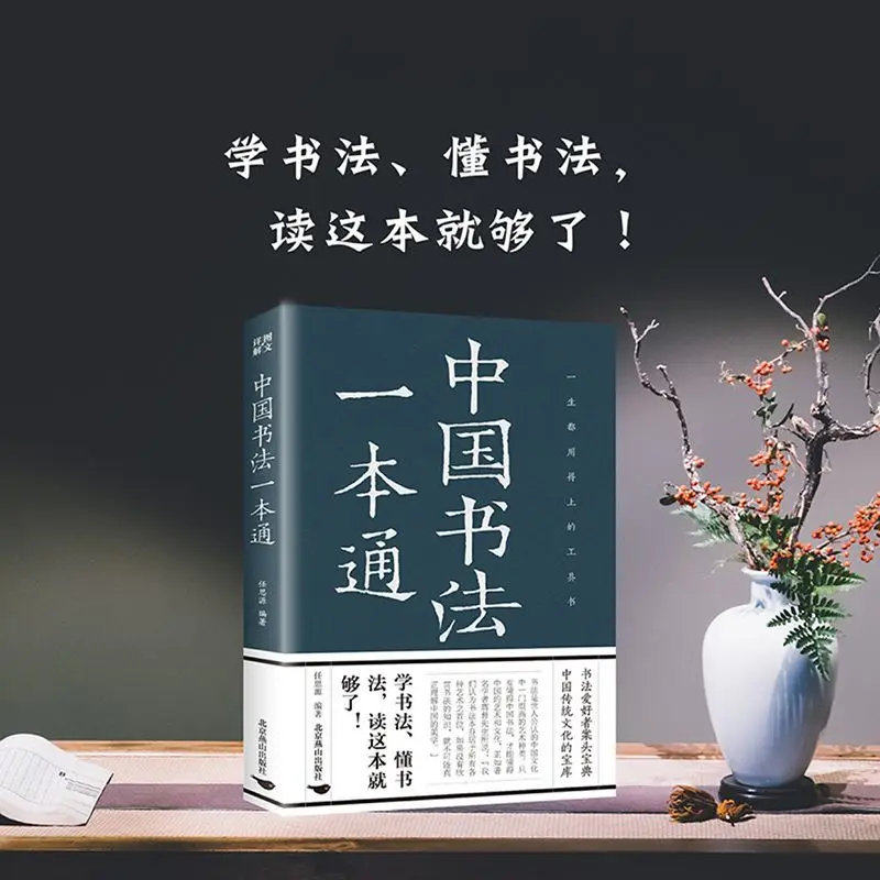 A book of Chinese calligraphy, brush character copying practice, calligraphy common sense practice method, work appreciation