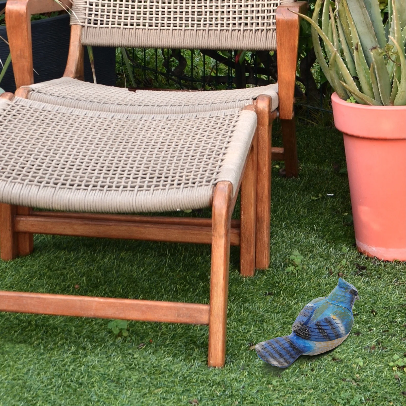 Simulation Bird Hider Box Outdoor Garden Decorative Resin Key Storage Container For House Yard Hide Key Holder