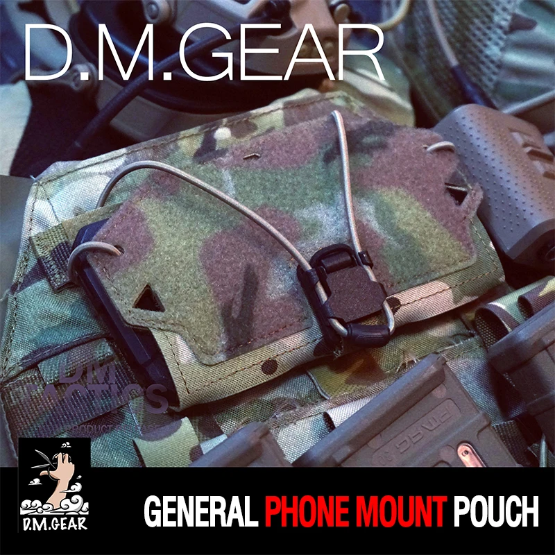 DMGEAR Tactical General Phone Admin Pouch Front Panel For Mobile Phone Magnetic Plate load Handy accessories BG39