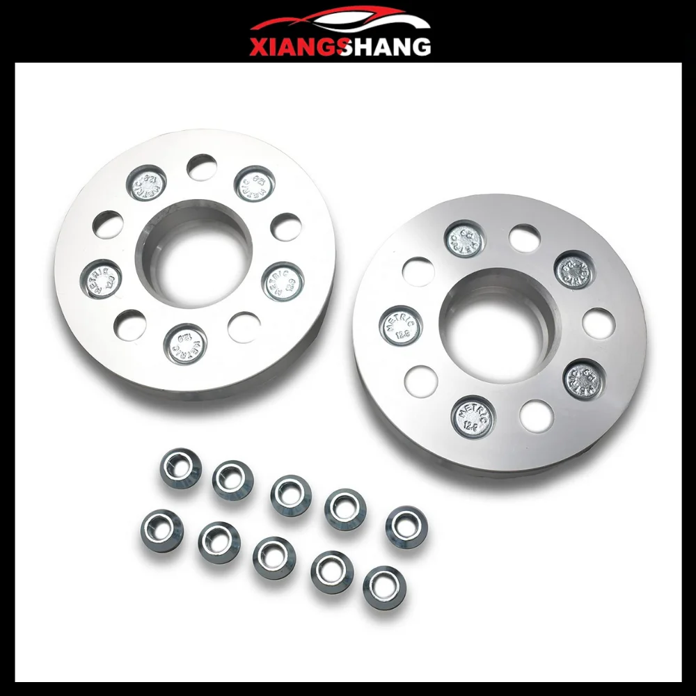 

for Ford for Volvo for Jaguar Universal series Car 5 Lug Wheel Spacers PCD 5X108 Hub Bore 63.3MM M12X1.5 Forged 2 Pack