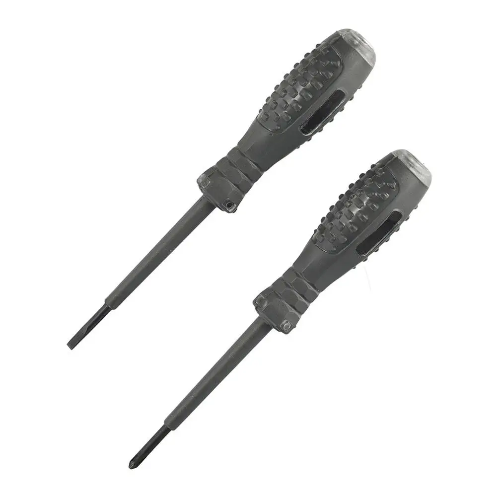 Cross Screwdrivers Electric Pen Insulated Tester Pen Tools Electrician Highlight Pocket Neon Bulb Indicator Meter