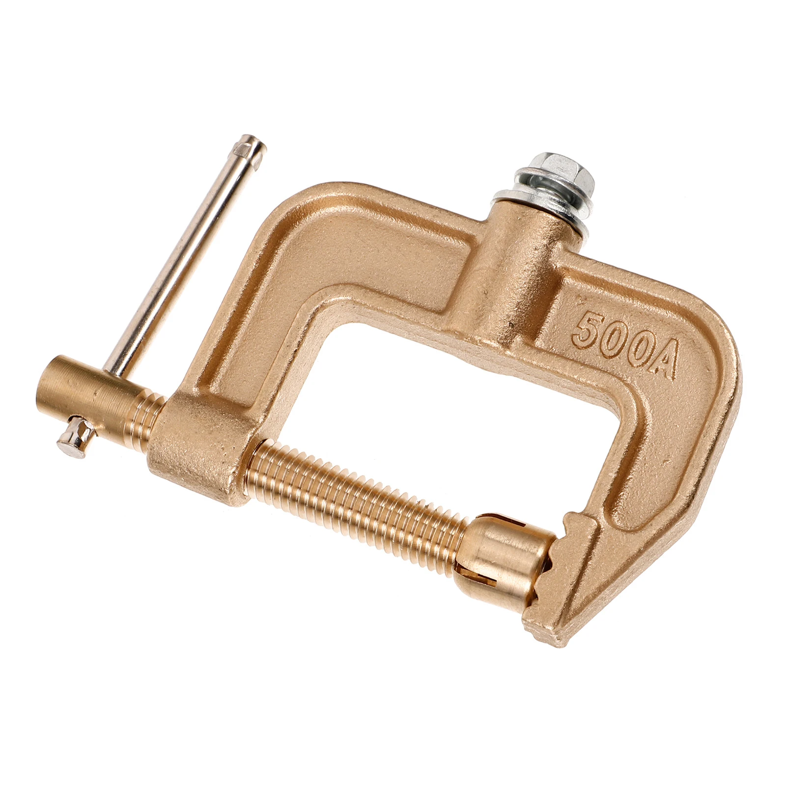 

Heavy Duty Welding Ground Clamp Copper Wire Auxiliary Work Clip Earth Clamps Stable Reliable Grounding Adjustable Tightness
