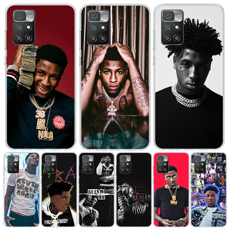 YoungBoy Never Broke Again Case Phone Cover for Xiaomi Redmi 12 12C 10 10C 10A 9 9C 9A 9T 8 8A 7 7A 6 Pro 6A S2 K20 K30 K40 Tren