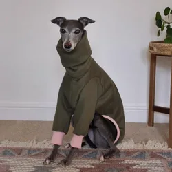 Fashion Clothing for Airless terrier Winter Puppy Clothes Warm 4-legged Cotton Coat for Italian Greyhound Whippet Dog Sweatshirt